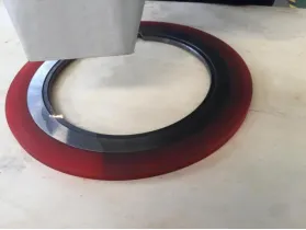 Laser degreasing of roller blade