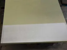 Laser paint removal of aluminum plate